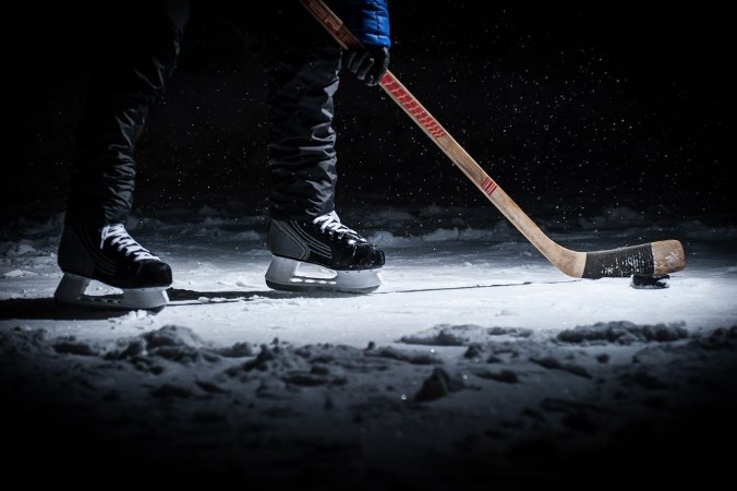Bild på Hockey player Legs only view