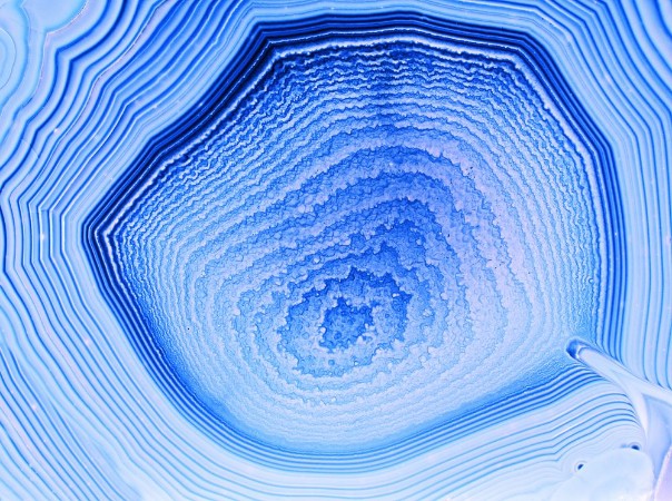 Afbeeldingen van Blue agate schistose structure background