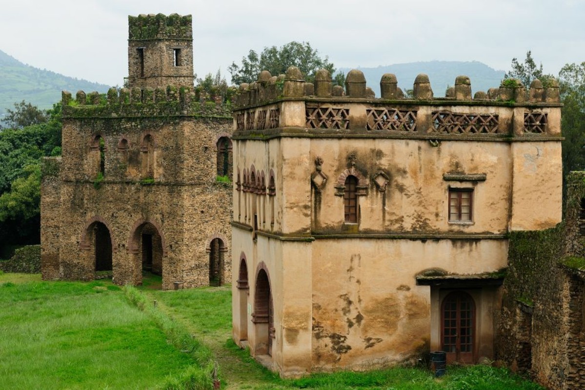 Picture of Fasilides Castle in Gonder Ethiopia