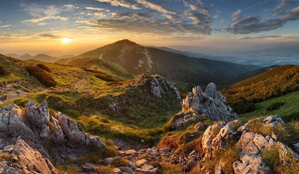 Bild på Slovakia mountain from peak Chleb