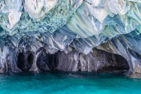 Afbeeldingen van Marble Caves of lake General Carrera Chile 