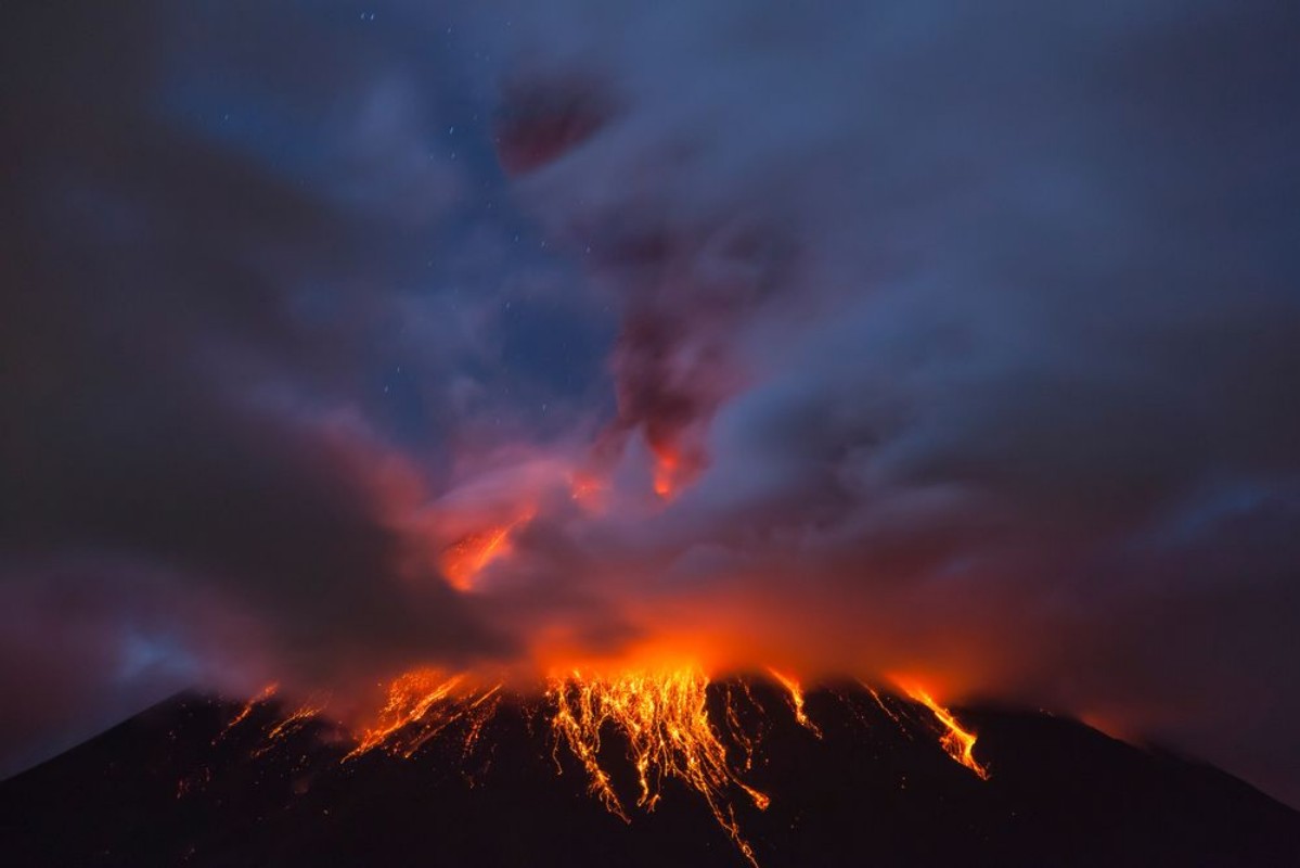 Afbeeldingen van Tungurahua Volcano 