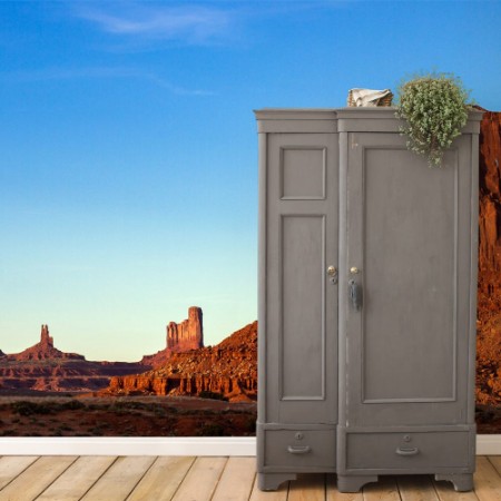 Picture of Monument Valley in evening light Arizona