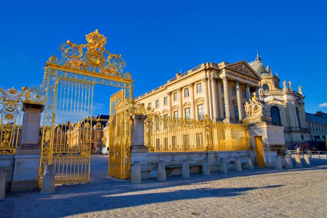 Afbeeldingen van Chteau de Versailles entre grille royale 
