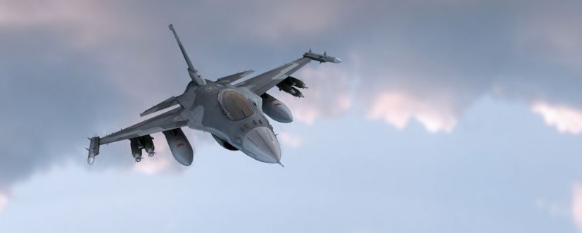 Afbeeldingen van Fighter jet  3d render