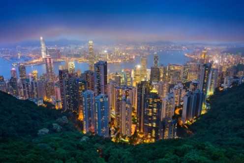 Afbeeldingen van Hong Kong Skyline