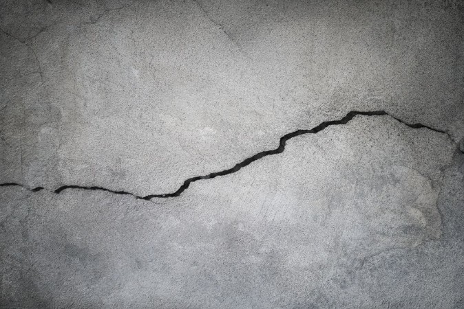 Picture of Cracked Concrete Background