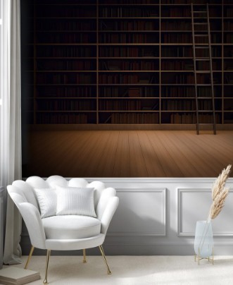 Image de Library room with ladder