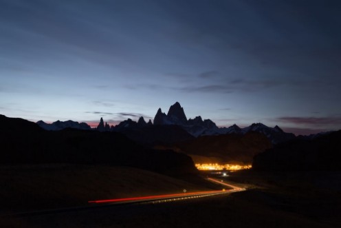 Picture of Mount Fitz Roy at sunset Los Glaciares National Park Patagonia