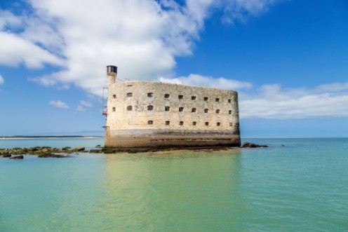Picture of View Fort Boyard at low tide France