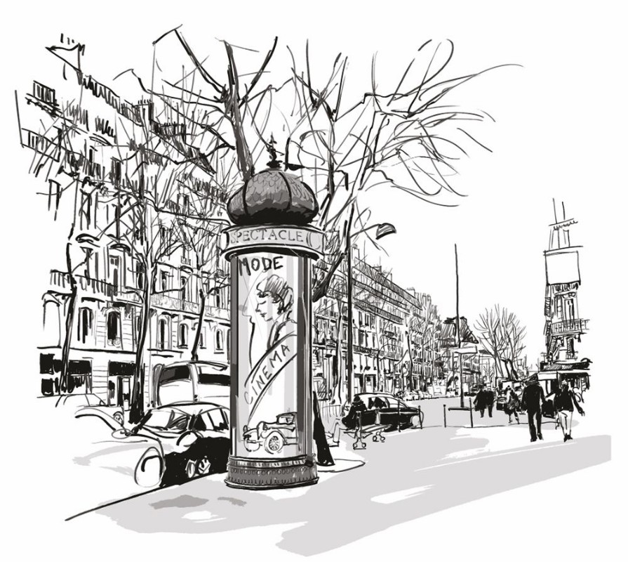 Picture of Boulevard in Paris