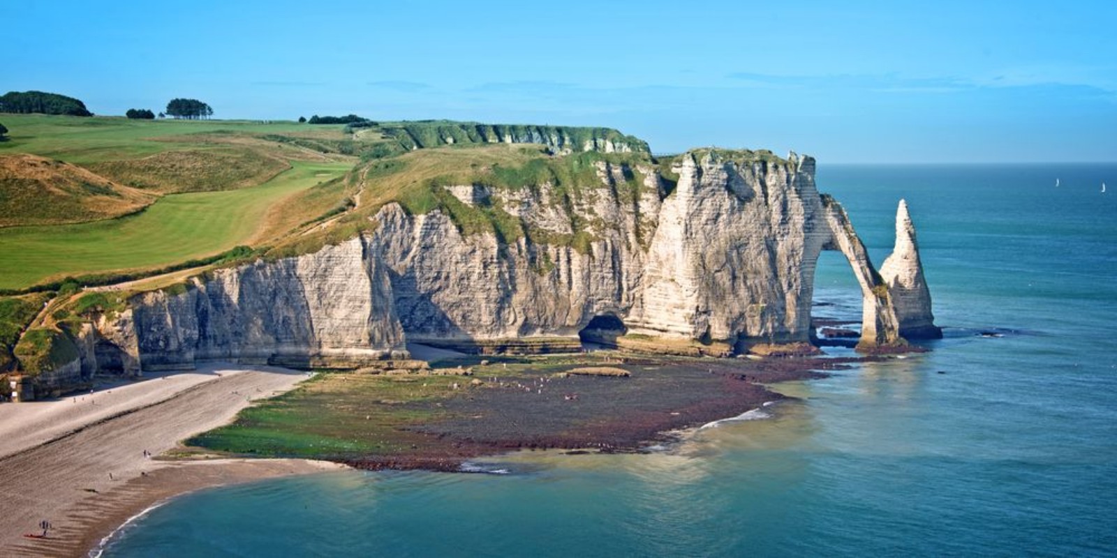 Afbeeldingen van The cliff of Etretat Normandy France
