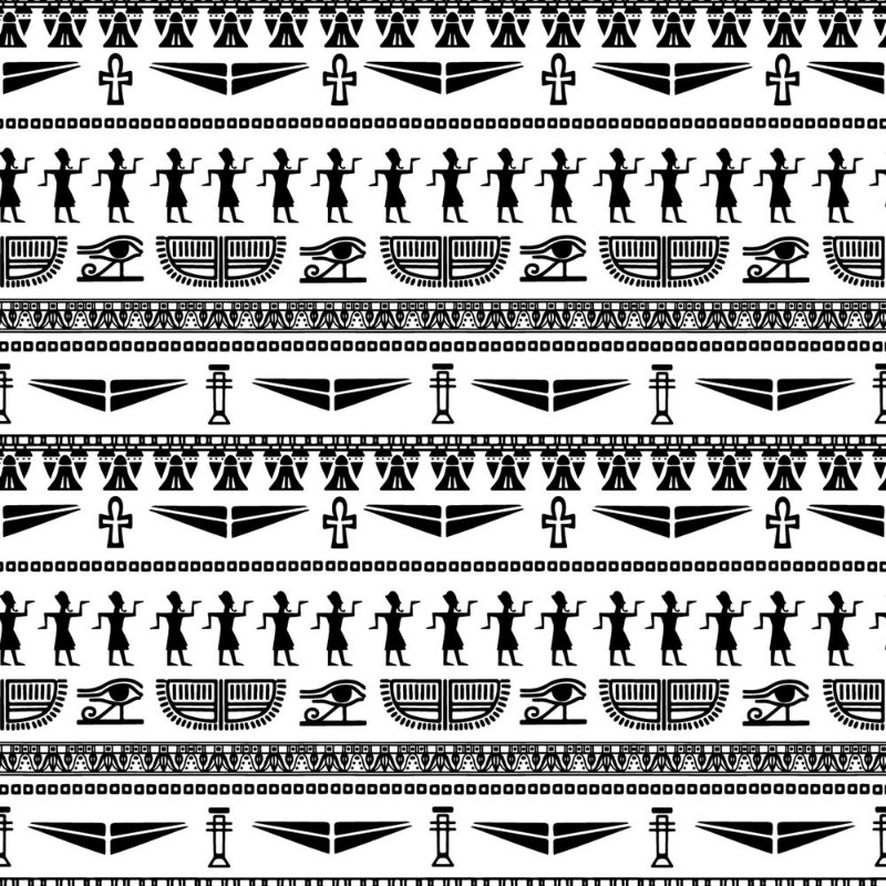 Afbeeldingen van Egyptian vintage ethnic seamless pattern