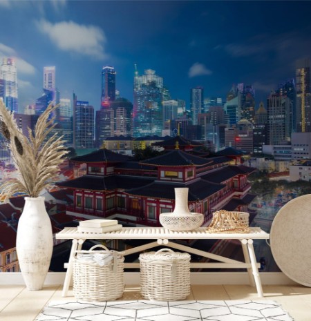 Picture of Buddha relic temple in Singapore