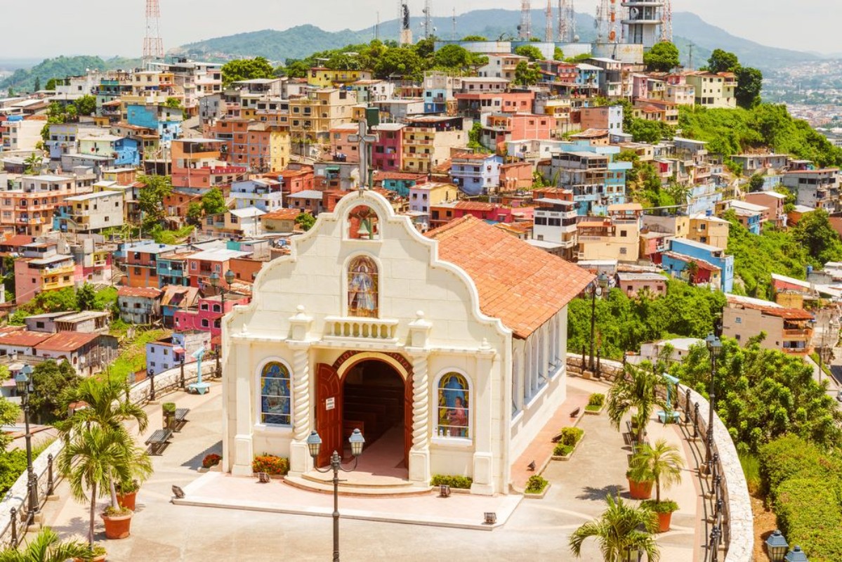 Bild på Small Catholic Chapel in Cerro Santa Ana Guayaquil