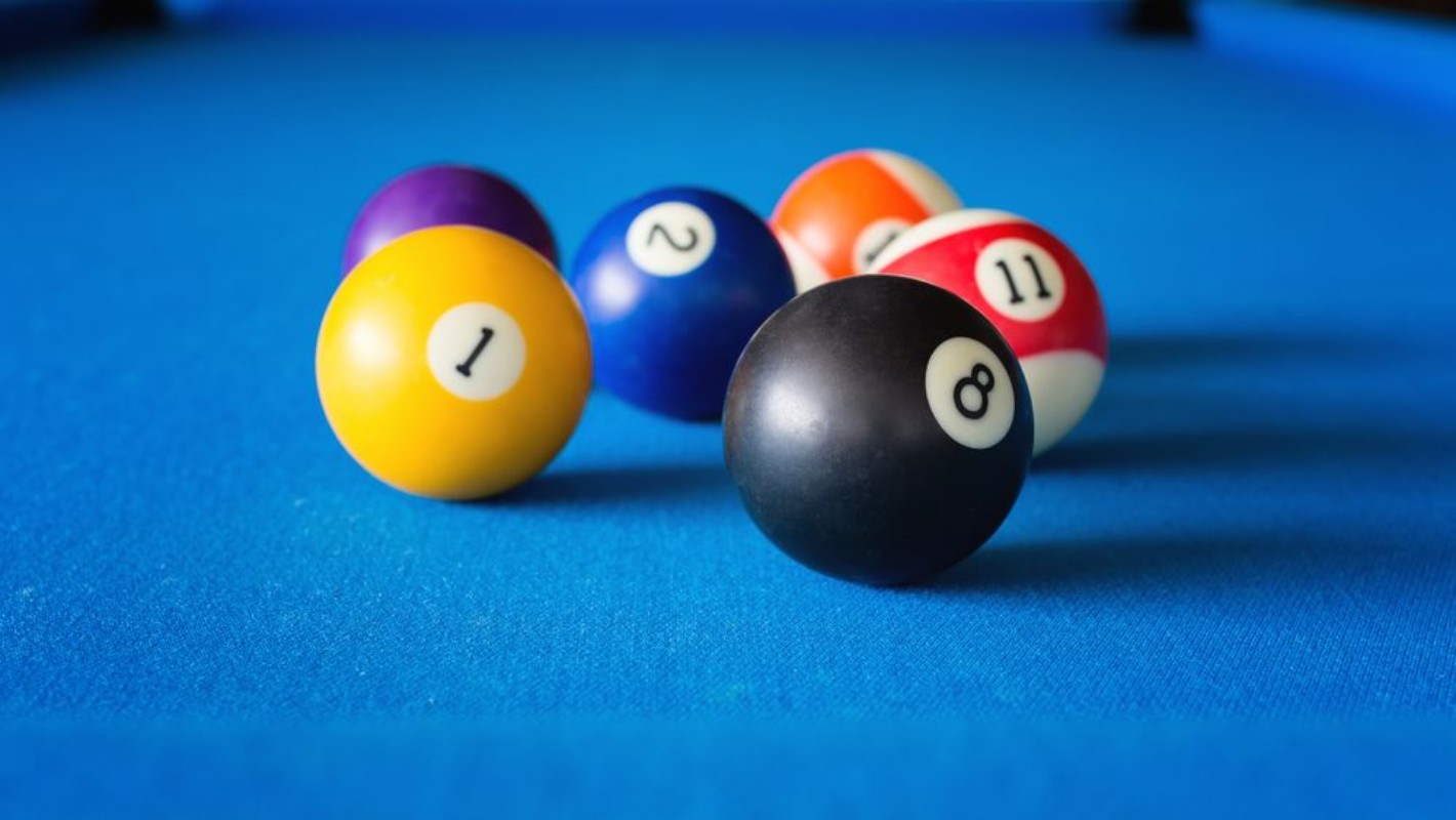 Afbeeldingen van Colorful pool balls