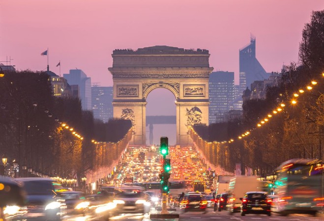 Afbeeldingen van Paris Arc of Triomphe