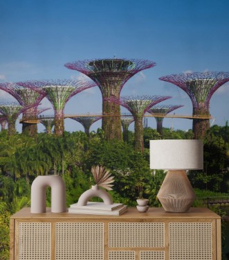 Picture of Daytime view of the Supertree grove at Gardens By The Bay Singa