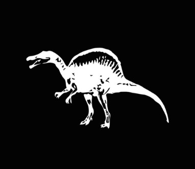 Afbeeldingen van Dinosaurier silhouette design