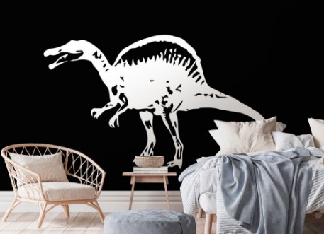 Afbeeldingen van Dinosaurier silhouette design