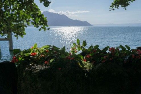 Afbeeldingen van Romantic scenery over Lake Geneva