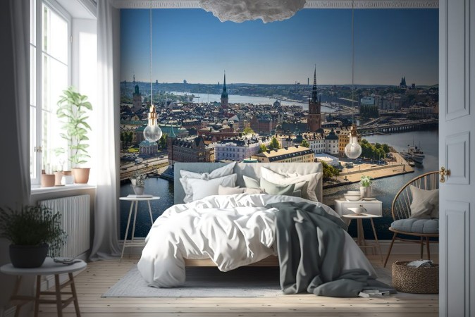 Image de View of the Old Town or Gamla Stan in Stockholm Sweden