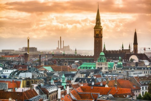 Afbeeldingen van Copenhagen Denmark Cityscape