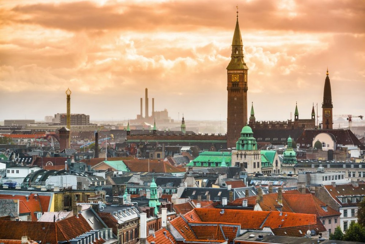 Bild på Copenhagen Denmark Cityscape