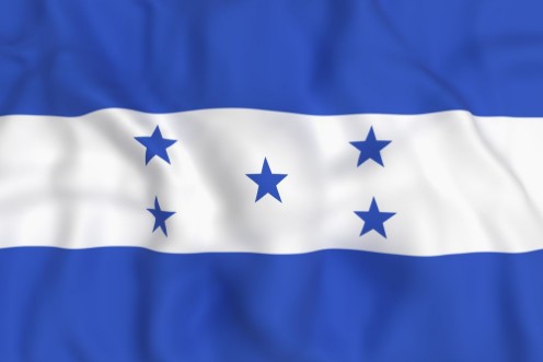 Picture of Honduras flag waving