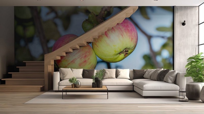 Afbeeldingen van Apples on the branches