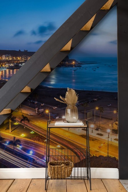 Image de Evening view of the Chorrillos Bay in Lima Peru