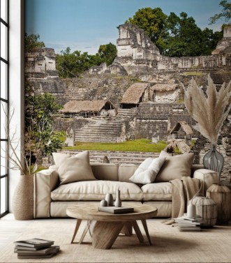 Afbeeldingen van Maya acropolis in Tikal