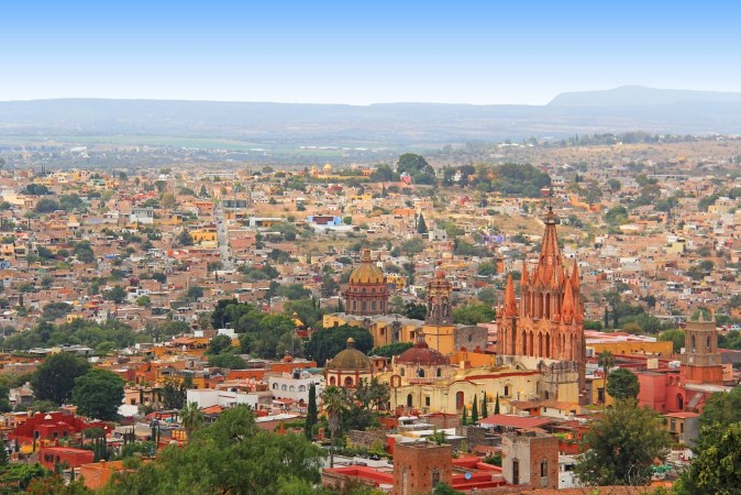 San Miguel de Allende Mexico photowallpaper Scandiwall
