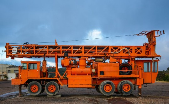 Picture of Industrial truck used in mining  Puertollano Spain