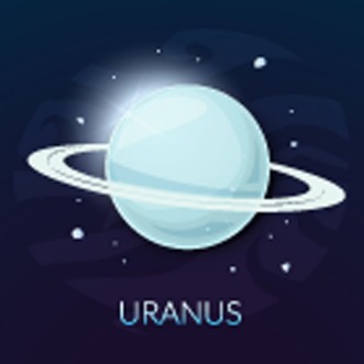 Image de The planet Uranus vector illustration