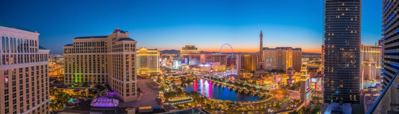Image de Aerial view of Las Vegas strip