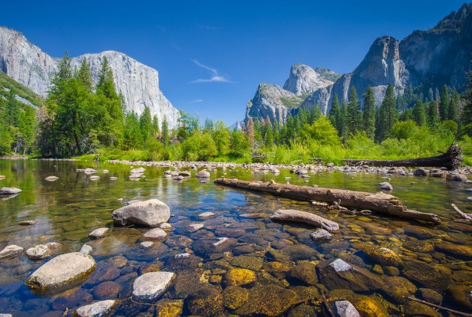Picture of Classic view of Yosemite National Park California USA