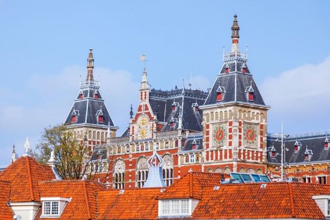 Picture of The art museum Rijksmuseum in Amsterdam Netherlands
