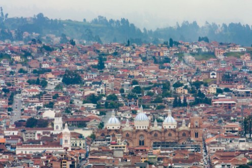 Afbeeldingen van City view of Cuenca Ecuador