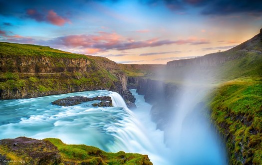 Afbeeldingen van Gulfoss Falls Iceland