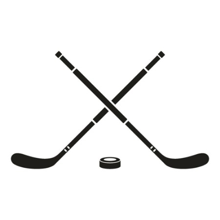 Picture of Hockey icon Simple illustration of hockey vector icon for web