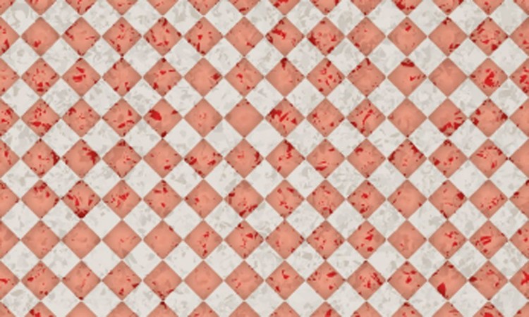 Bild på Red vector abstract background with marble pattern