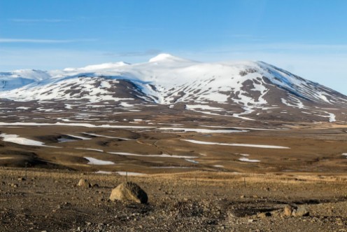 Afbeeldingen van Tundra landscape in iceland