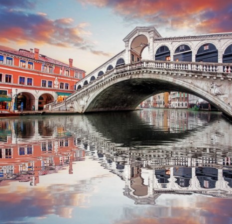 Afbeeldingen van Venice - Rialto bridge and Grand Canal