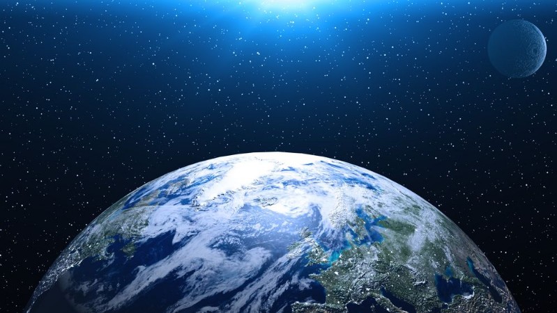 Bild på Planet Earth in spaceGlobe in galaxy Elements of this image furnished by NASA