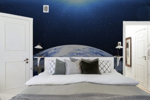 Bild på Planet Earth in spaceGlobe in galaxy Elements of this image furnished by NASA