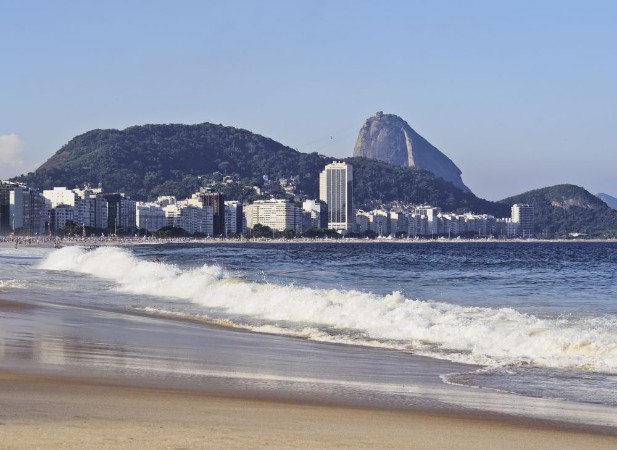 Bild på Brazil City of Rio de Janeiro View of the Copacabana Beach