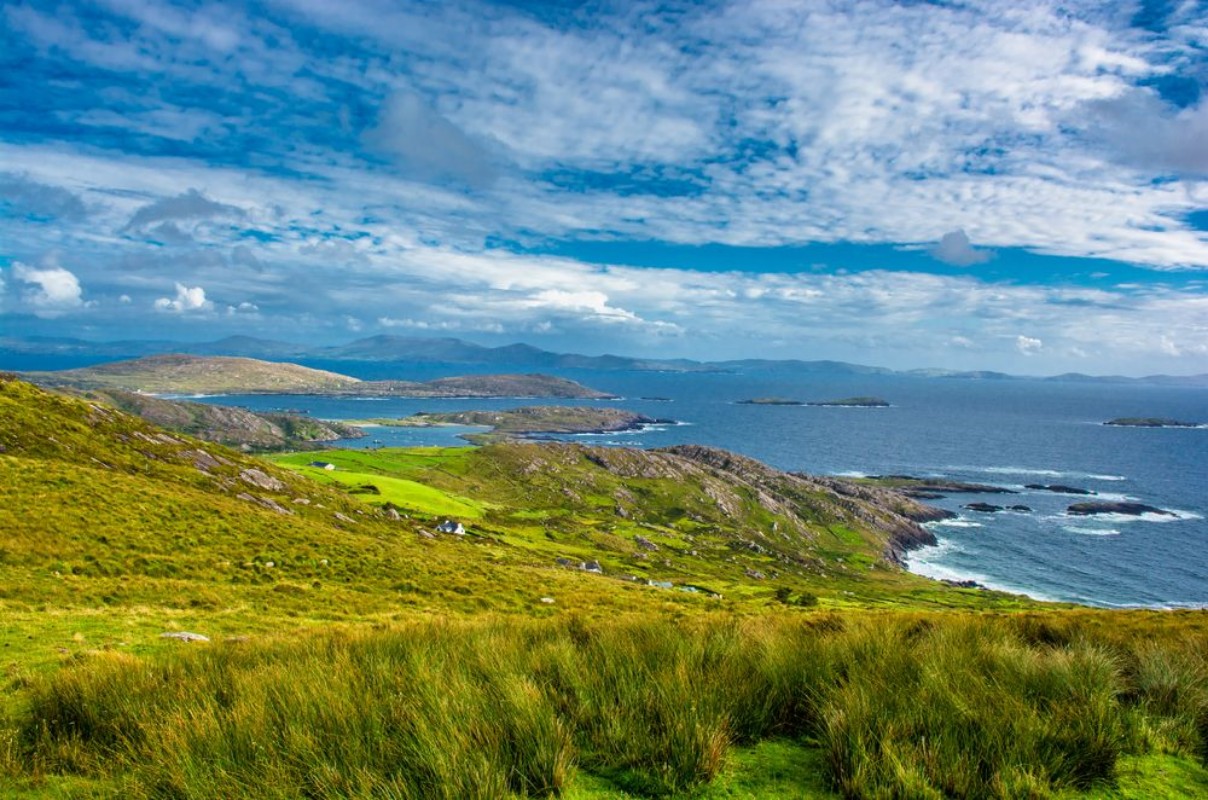 Afbeeldingen van Malerische Landschaft an der Kste von Irland