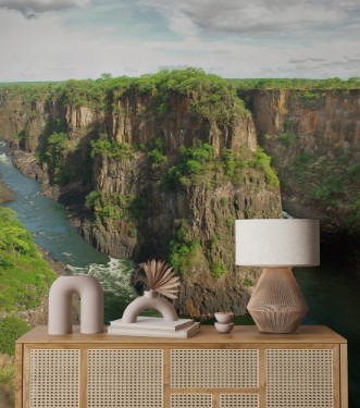 Bild på Victoria Falls in Zimbabwe on the Zambezi River