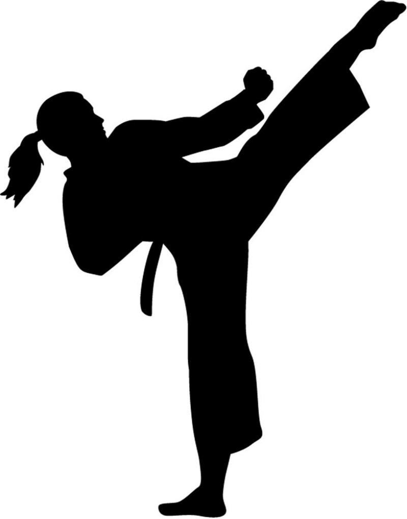 Bild på Karate fighter woman